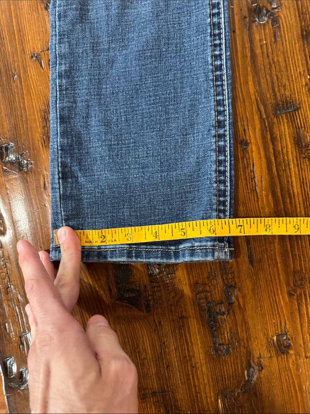 BKE DENIM CONNER SIZE 10 BOOTLEG JEANS BOYS LIKE NEW - Picture 12 of 16